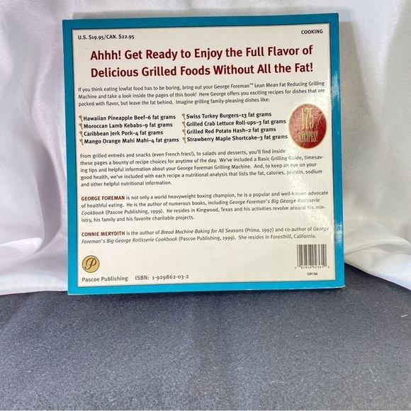 6 for$20♥️George Forman grilling machine cookbook. Vintage - Picture 3 of 3